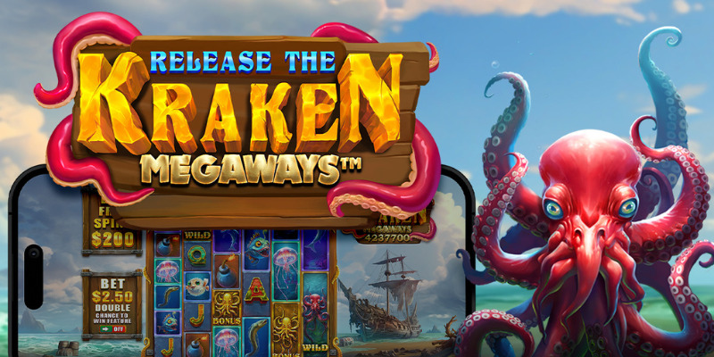 ราคา หวย fun88: การผจญภัยใต้น้ำใน Release the Kraken Megaways™